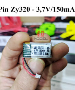 Pin Lipo 1s – 3,7V/150mAh. Dòng xả 25C. Pin Máy Bay Zy-320