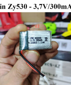 Pin Lipo 1s – 3,7V/350mAh. Dòng xả 25C. Pin Máy Bay Zy-530